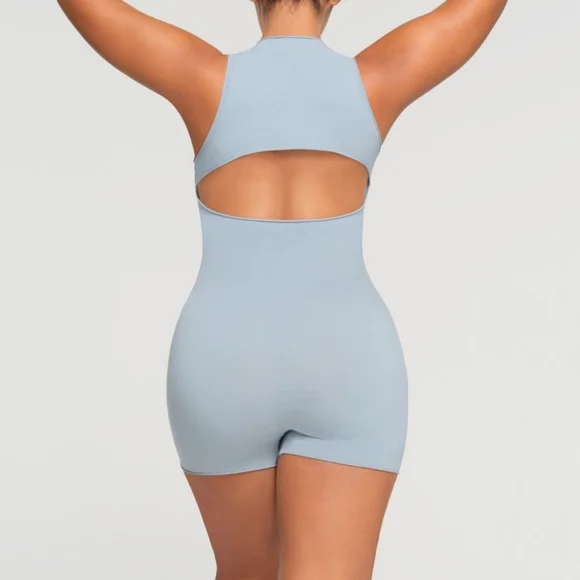 SKIMS NWT Raw Edge Onesie/Romper - Picture 4 of 5